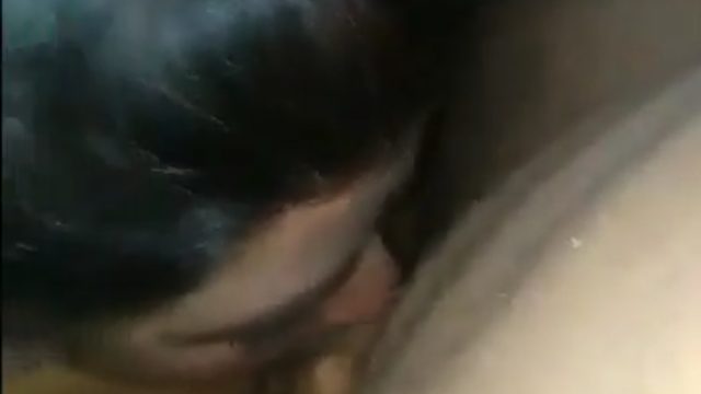 Wife giving blowjob and sex with husband