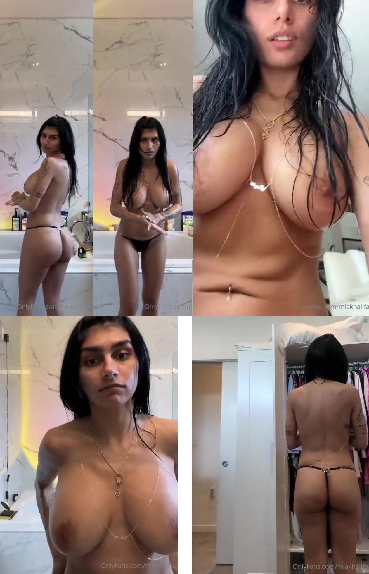 Mia Khalifa Nude Bathroom Livestream Video Leaked • LeakTape